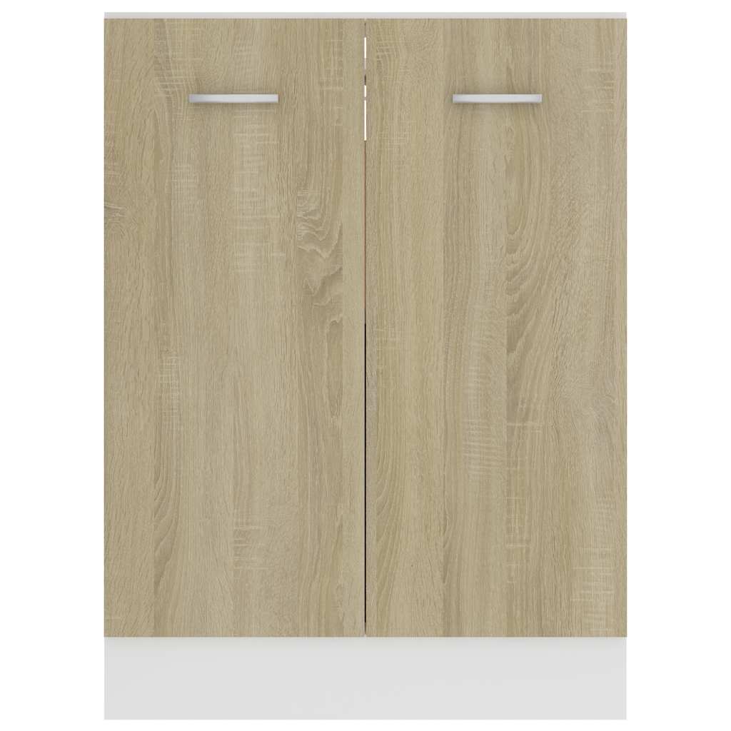 Unterschrank Lyon Sonoma-Eiche 60x46x81,5 cm Holzwerkstoff