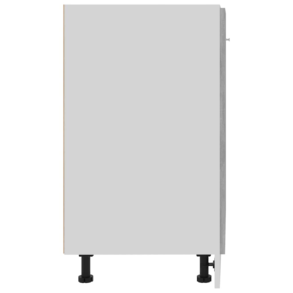 Unterschrank Lyon Betongrau 60x46x81,5 cm Holzwerkstoff