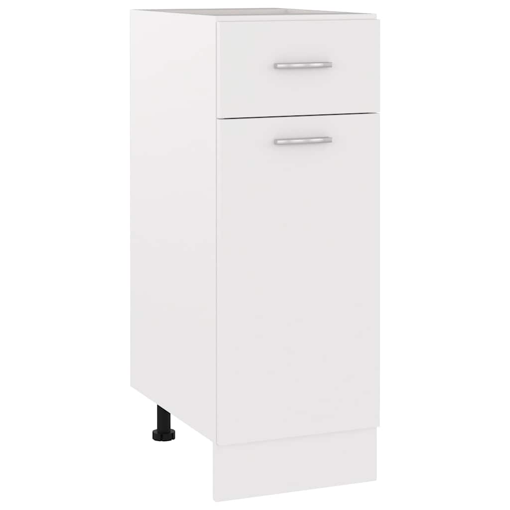 Schubunterschrank Lyon Weiß 30x46x81,5 cm Holzwerkstoff