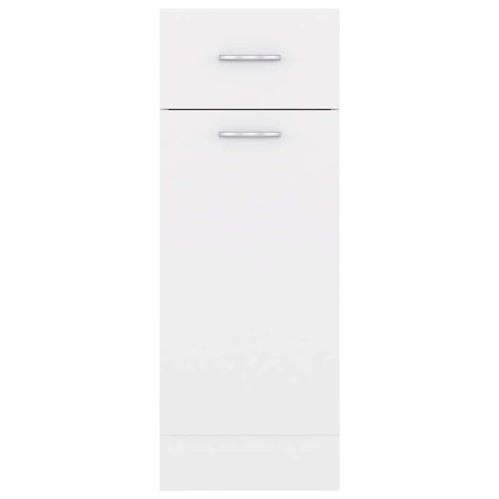 Schubunterschrank Lyon Weiß 30x46x81,5 cm Holzwerkstoff