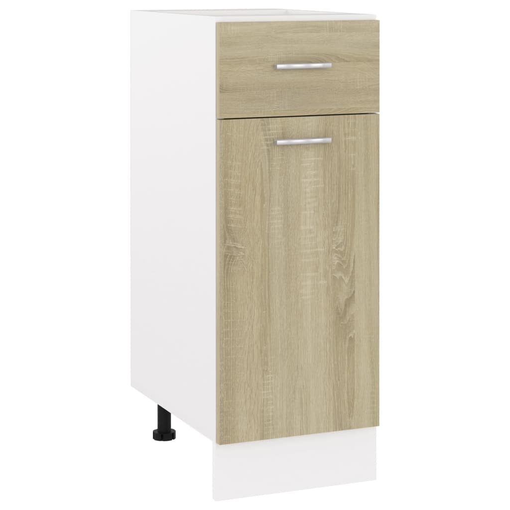 Schubunterschrank Lyon Sonoma-Eiche 30x46x81,5 cm Holzwerkstoff