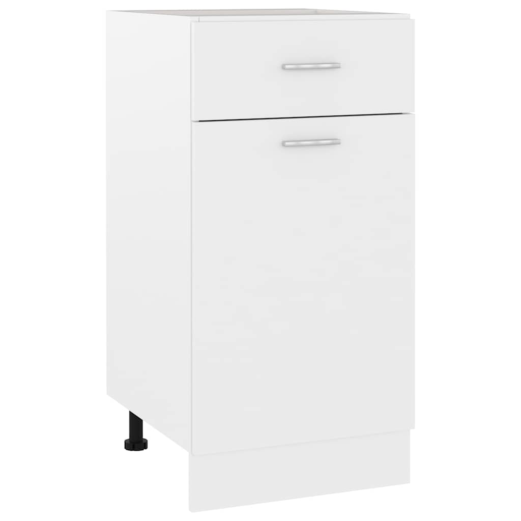 Schubunterschrank Lyon Weiß 40x46x81,5 cm Holzwerkstoff