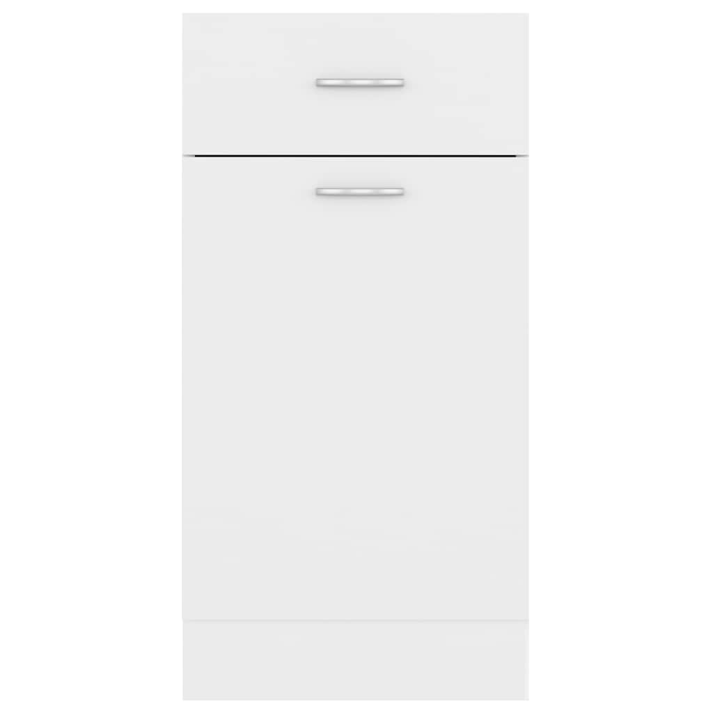 Schubunterschrank Lyon Weiß 40x46x81,5 cm Holzwerkstoff