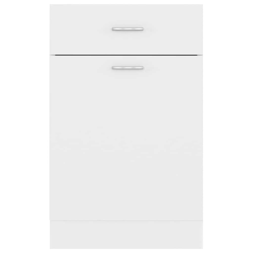 Schubunterschrank Lyon Weiß 50x46x81,5 cm Holzwerkstoff