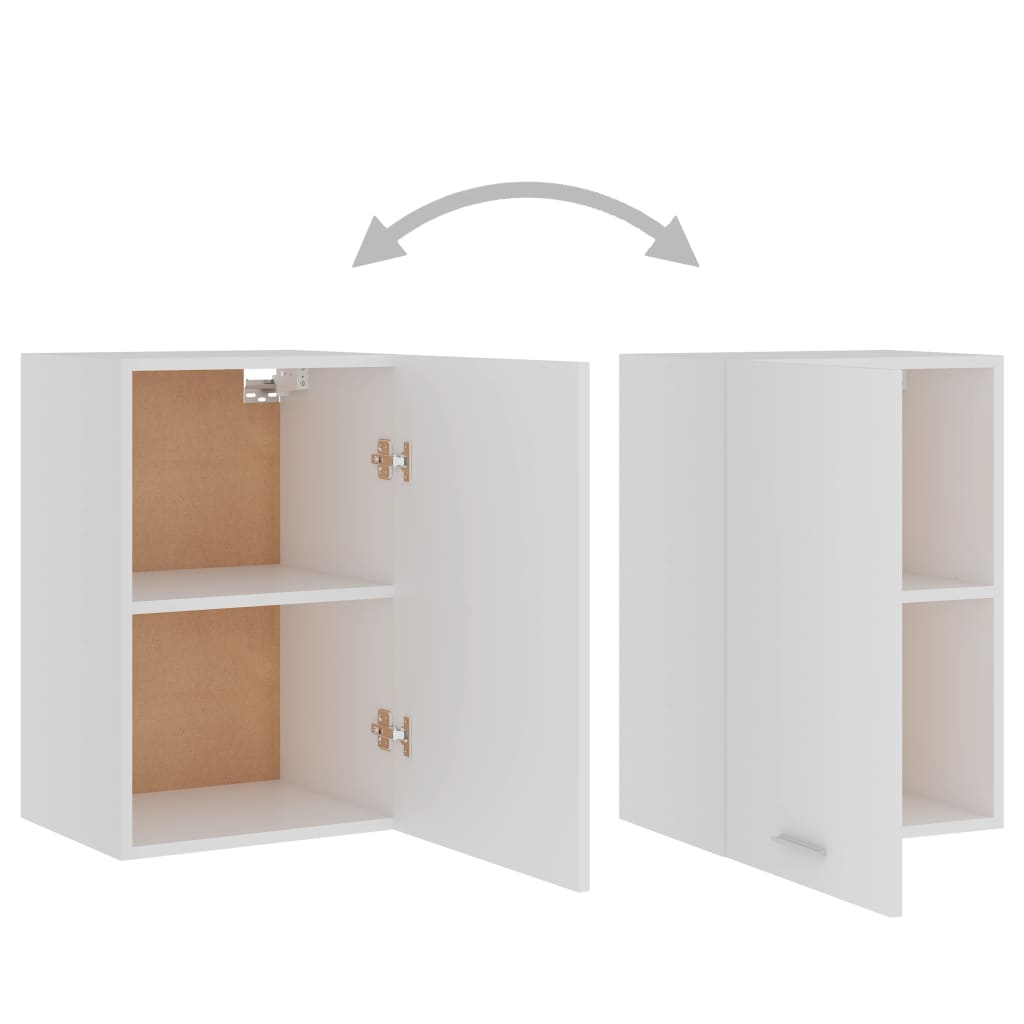 Hängeschrank Lyon Weiß 39,5x31x60 cm Holzwerkstoff