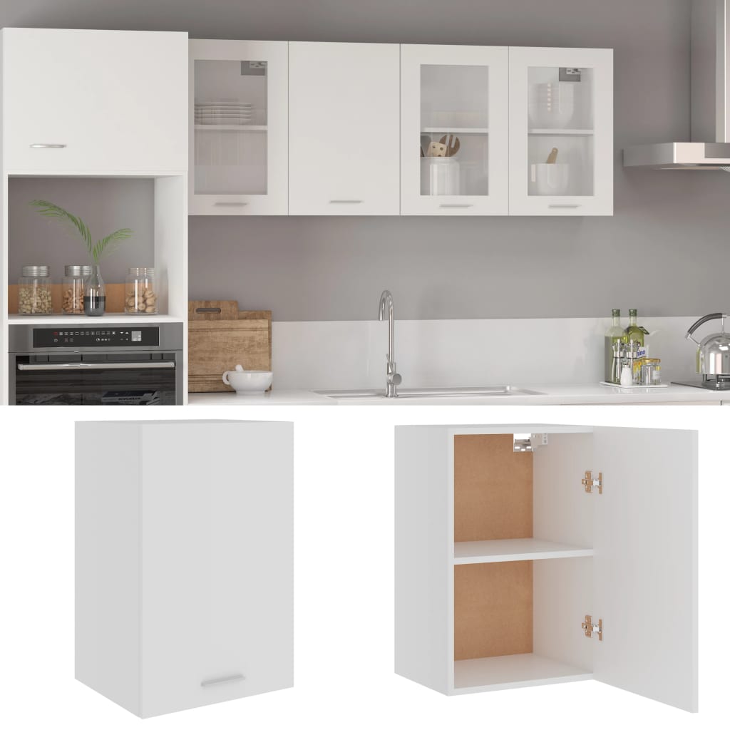 Hängeschrank Lyon Weiß 39,5x31x60 cm Holzwerkstoff