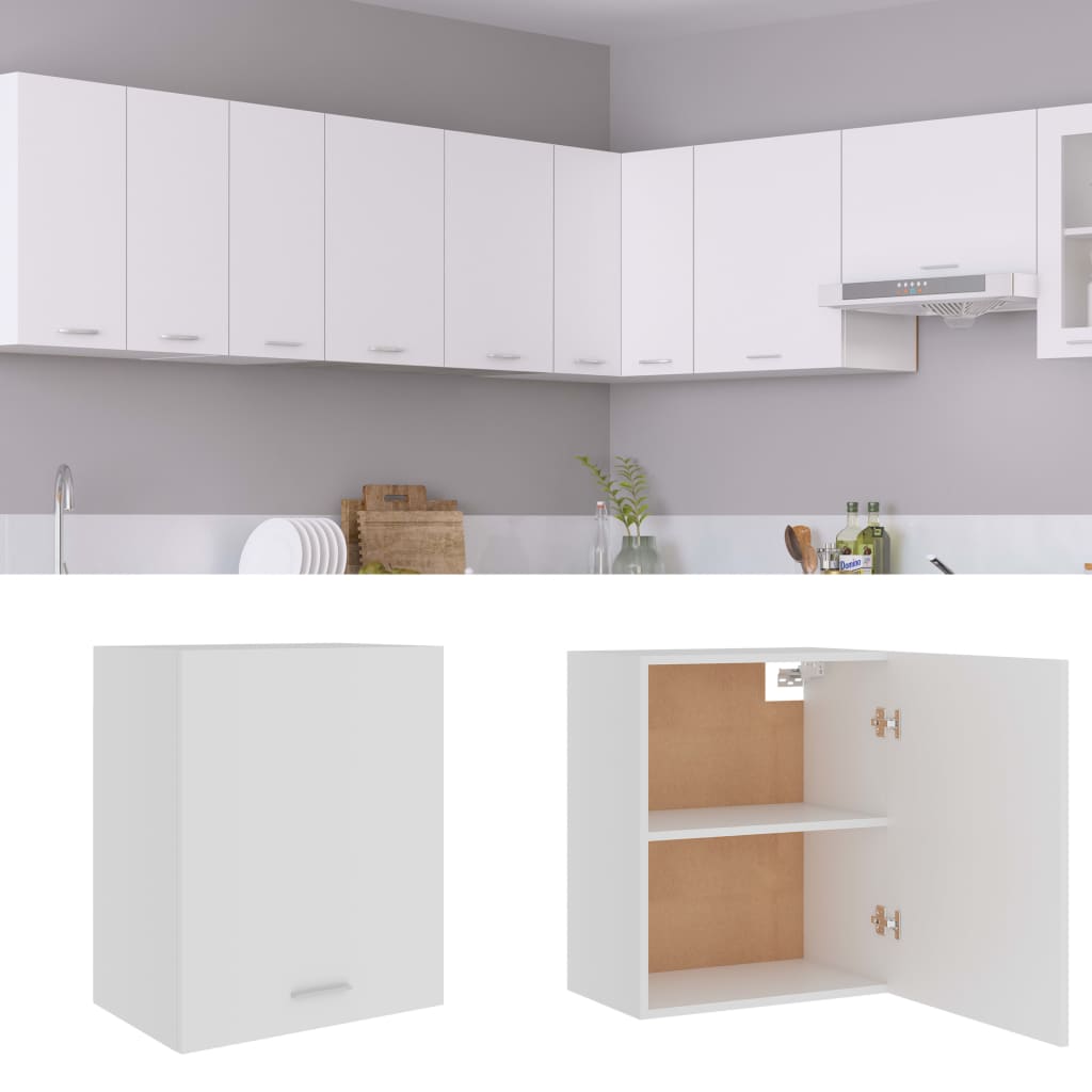 Hängeschrank Lyon Weiß 50x31x60 cm Holzwerkstoff