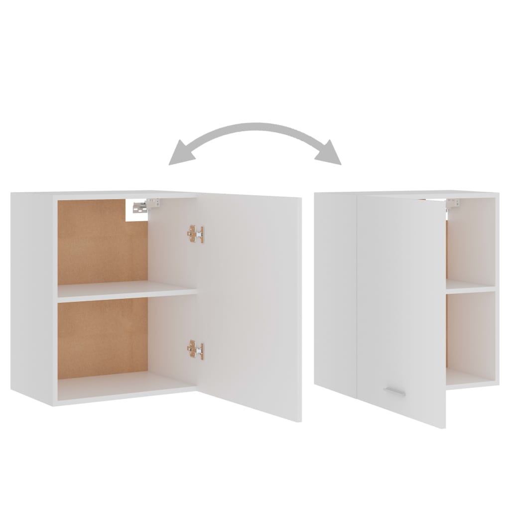 Hängeschrank Lyon Weiß 50x31x60 cm Holzwerkstoff