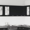 Hängeschrank Lyon Schwarz 60x31x60 cm Holzwerkstoff