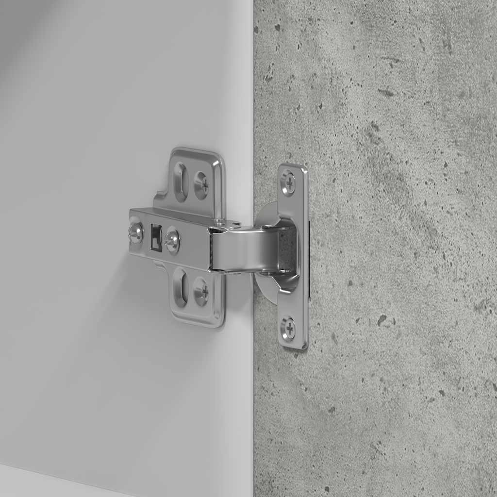 Hängeschrank Lyon Betongrau 60x31x60 cm Holzwerkstoff