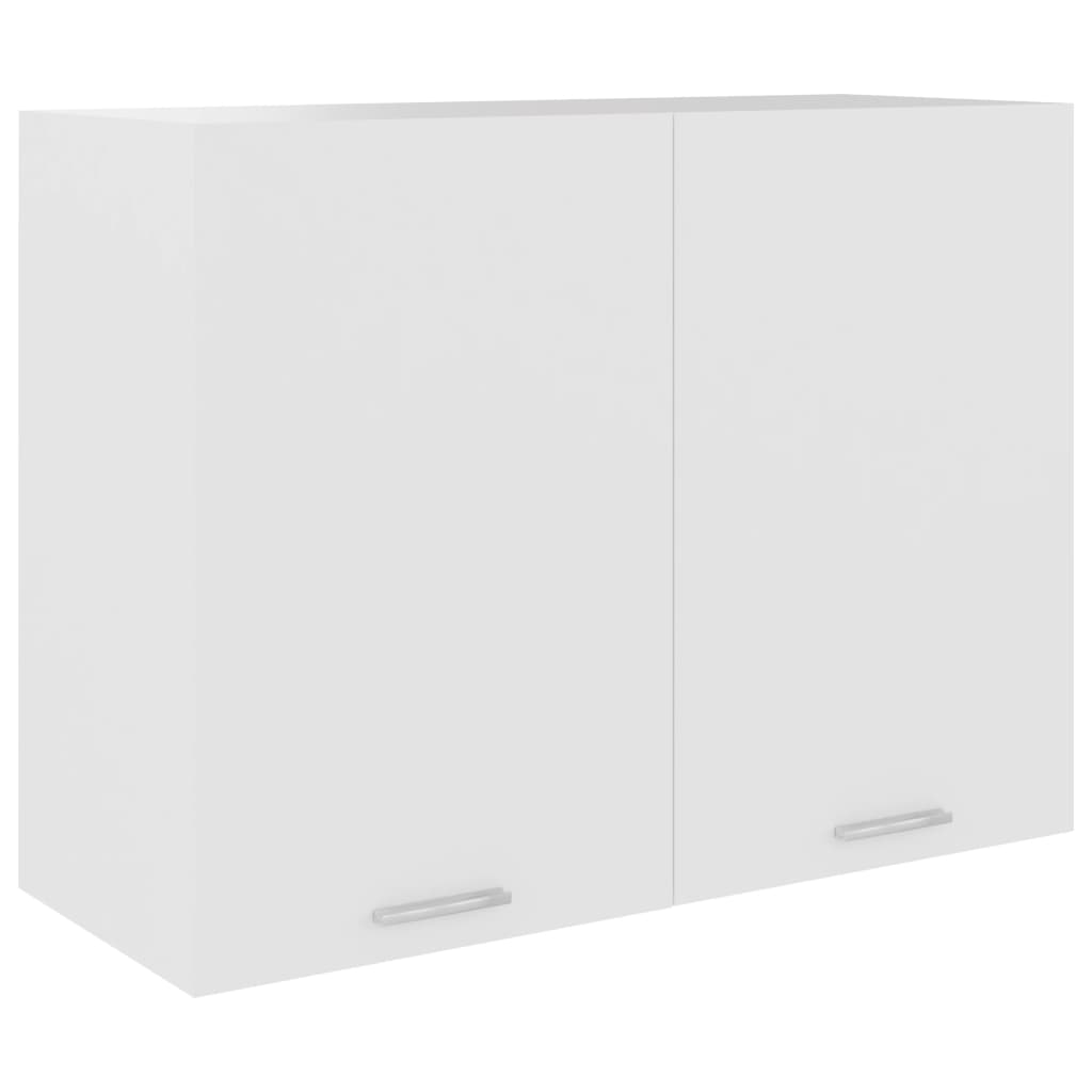 Hängeschrank Lyon Weiß 80x31x60 cm Holzwerkstoff