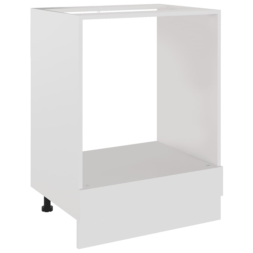 Herdumbauschrank Lyon Weiß 60x46x81,5 cm Holzwerkstoff