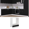 Herdumbauschrank Lyon Schwarz 60x46x81,5 cm Holzwerkstoff