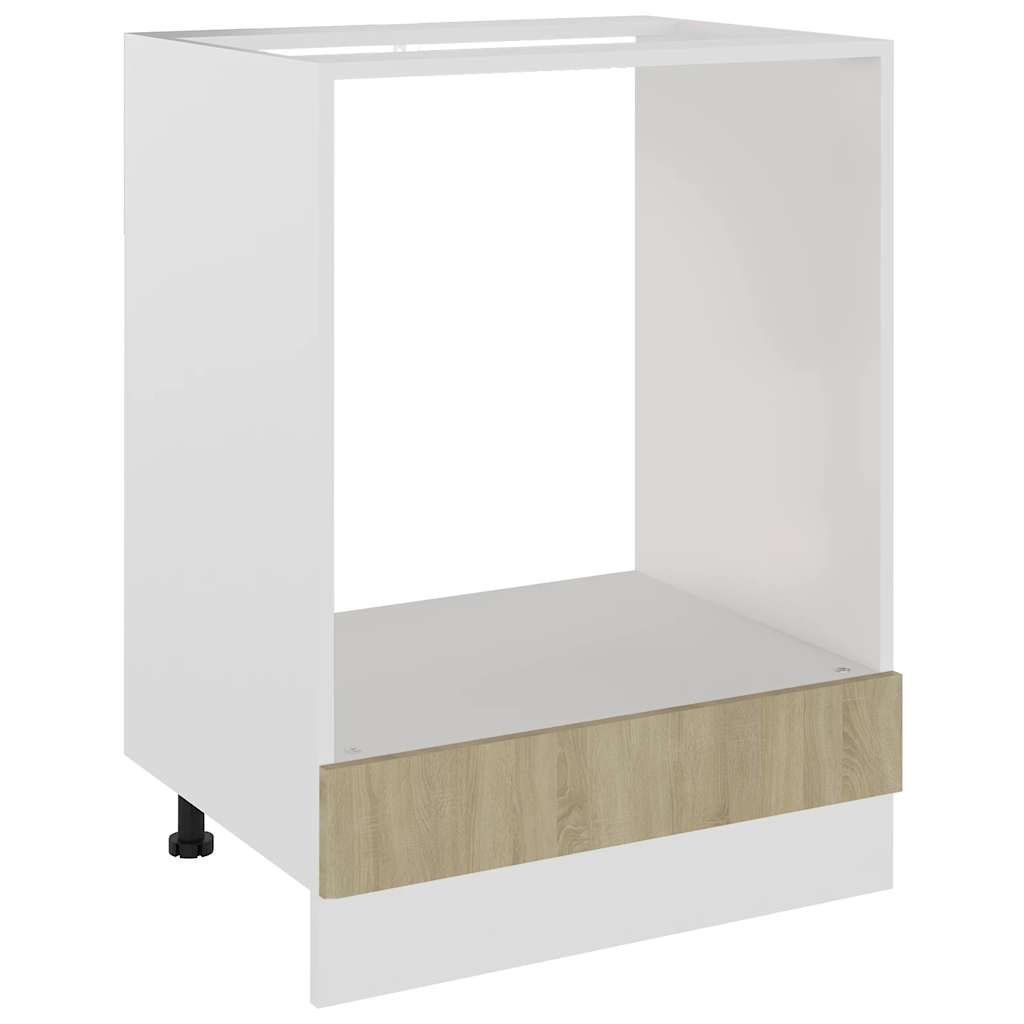 Herdumbauschrank Lyon Sonoma-Eiche 60x46x81,5 cm Holzwerkstoff