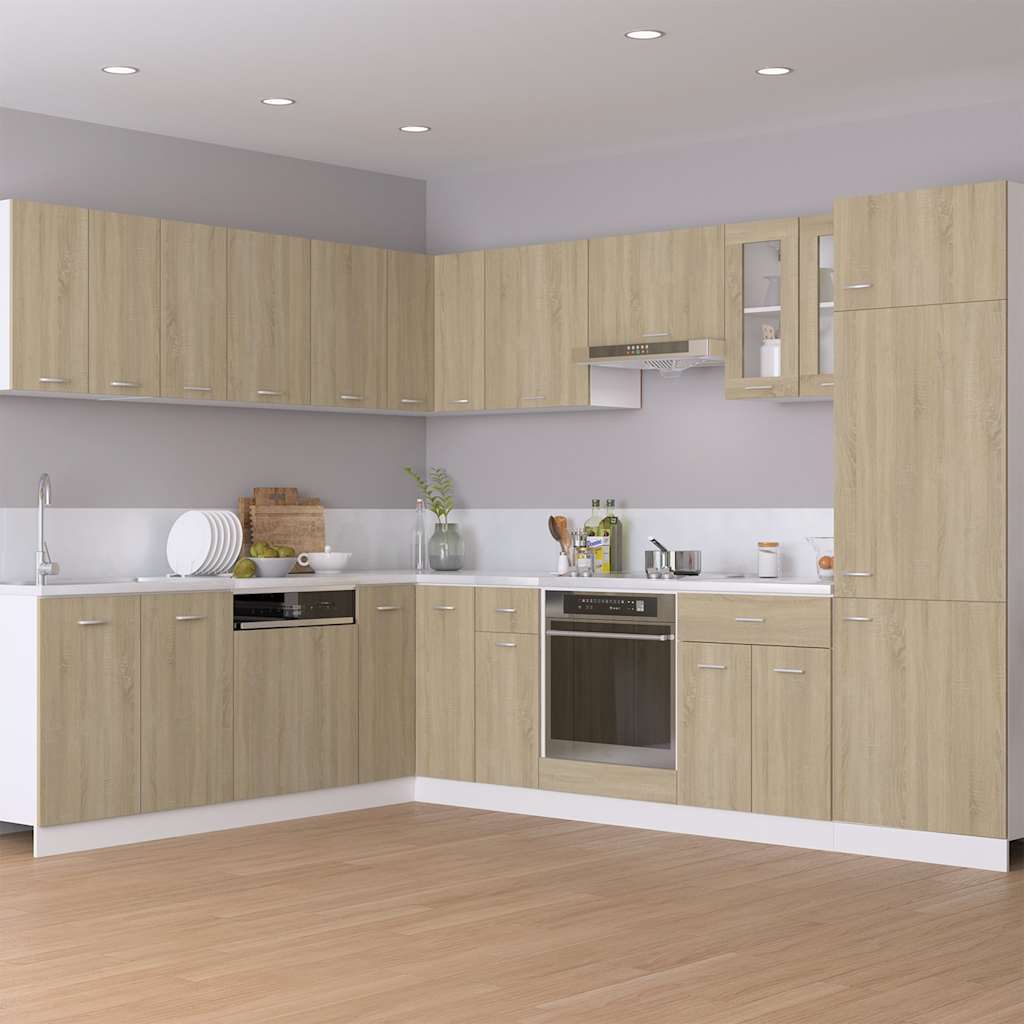Herdumbauschrank Lyon Sonoma-Eiche 60x46x81,5 cm Holzwerkstoff