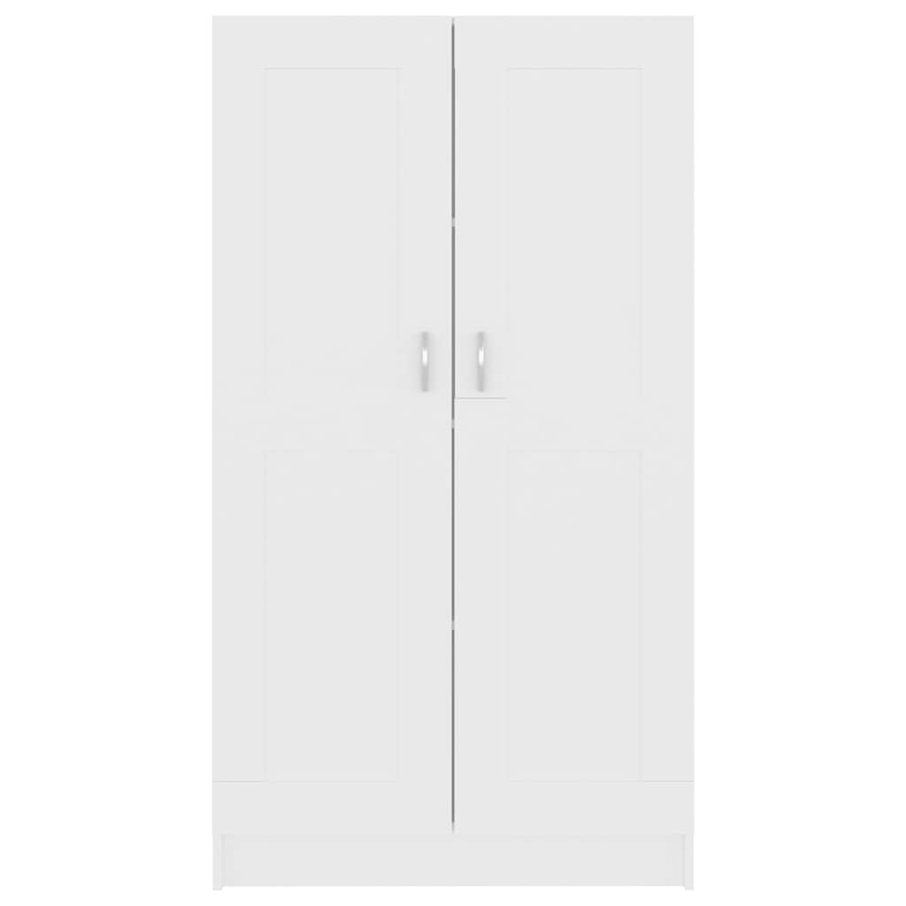 Bücherschrank Weiß 82,5x30,5x150 cm Holzwerkstoff