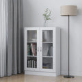 Vitrinenschrank Weiß 82,5x30,5x115 cm Holzwerkstoff