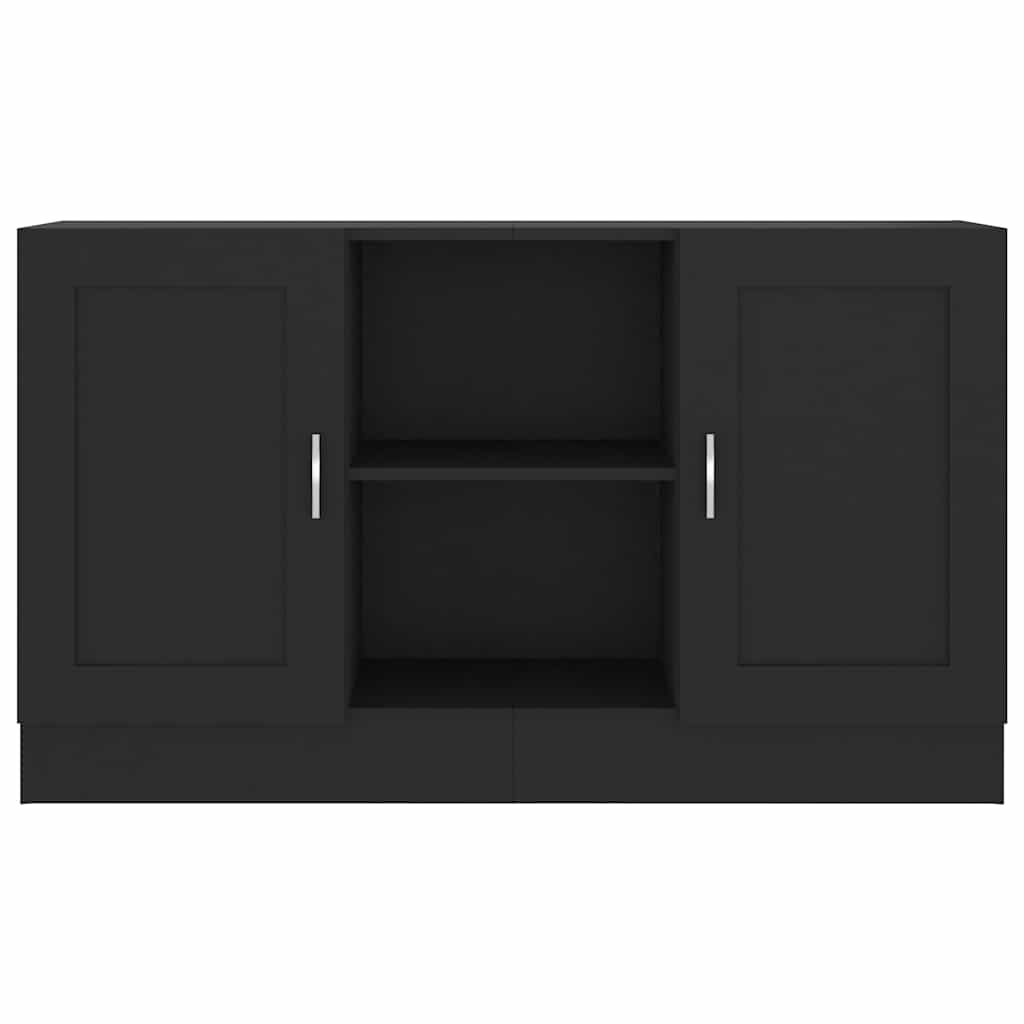Sideboard Schwarz 120x30,5x70 cm Holzwerkstoff