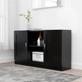 Sideboard Schwarz 120x30,5x70 cm Holzwerkstoff