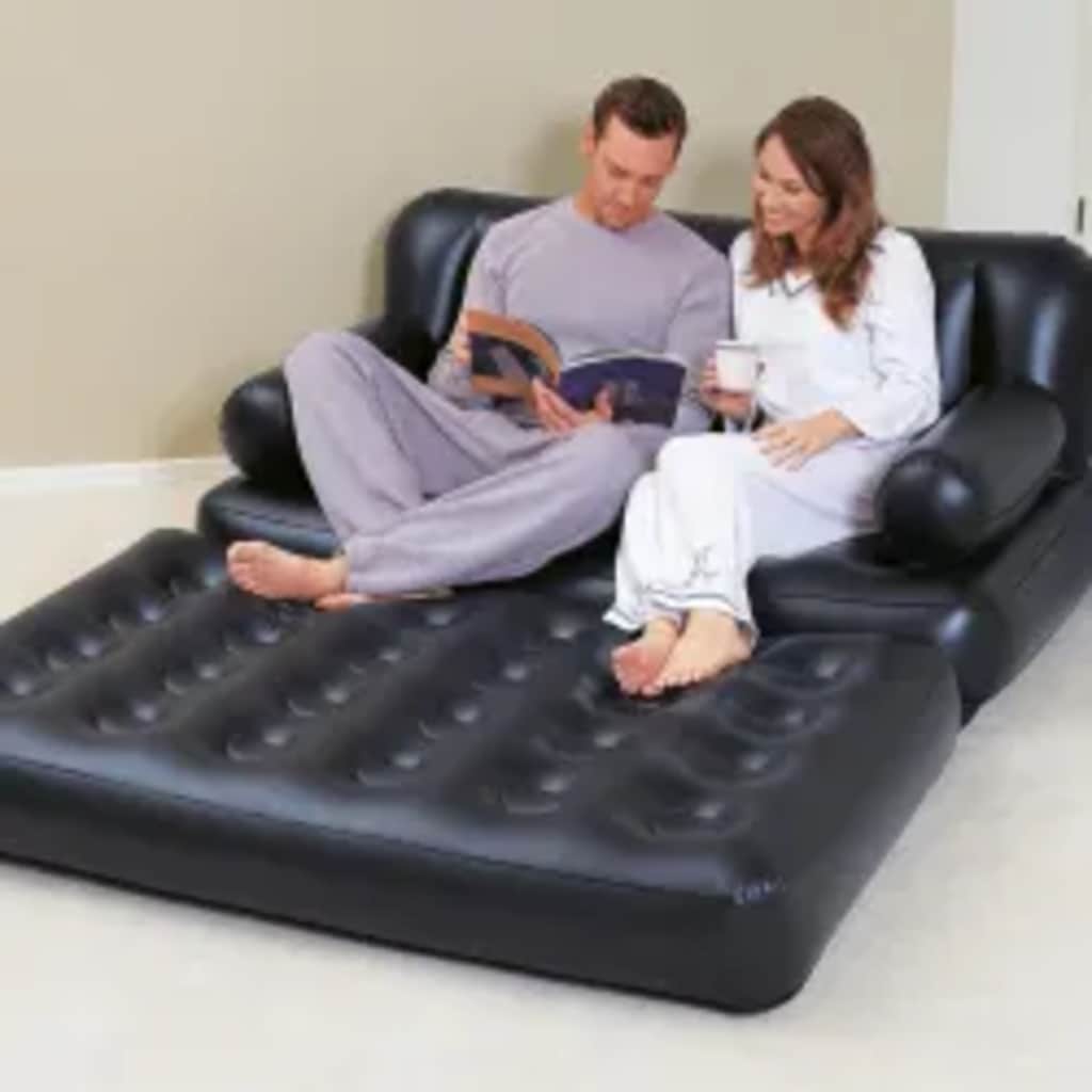 5-in-1 Aufblasbares Schlafsofa für 2 Personen 188x152x64 cm