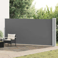 Ausziehbare Seitenmarkise 170x1200 cm Anthrazit