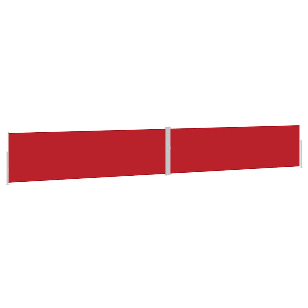 Ausziehbare Seitenmarkise 170x1200 cm Rot
