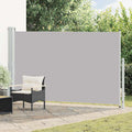 Seitenmarkise Ausziehbar 180x300 cm Grau