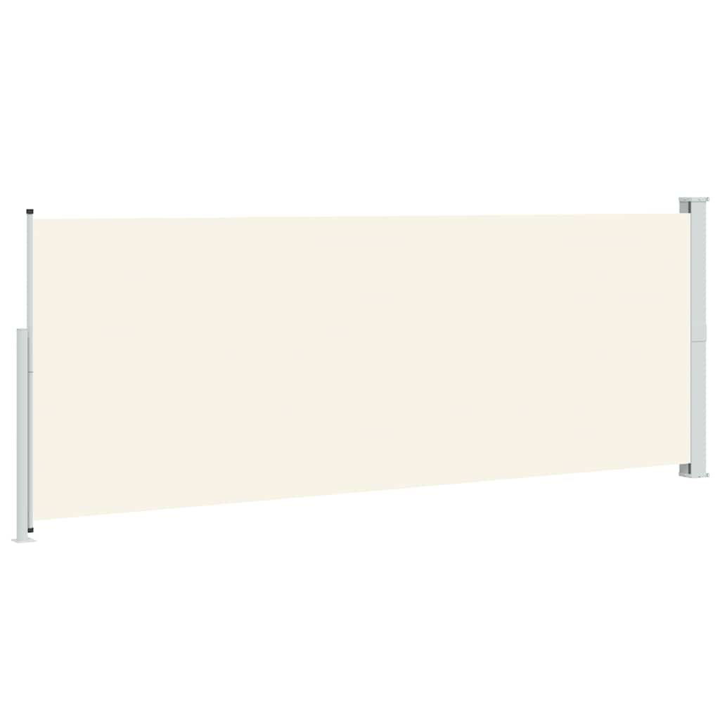 Seitenmarkise Ausziehbar 180x500 cm Creme