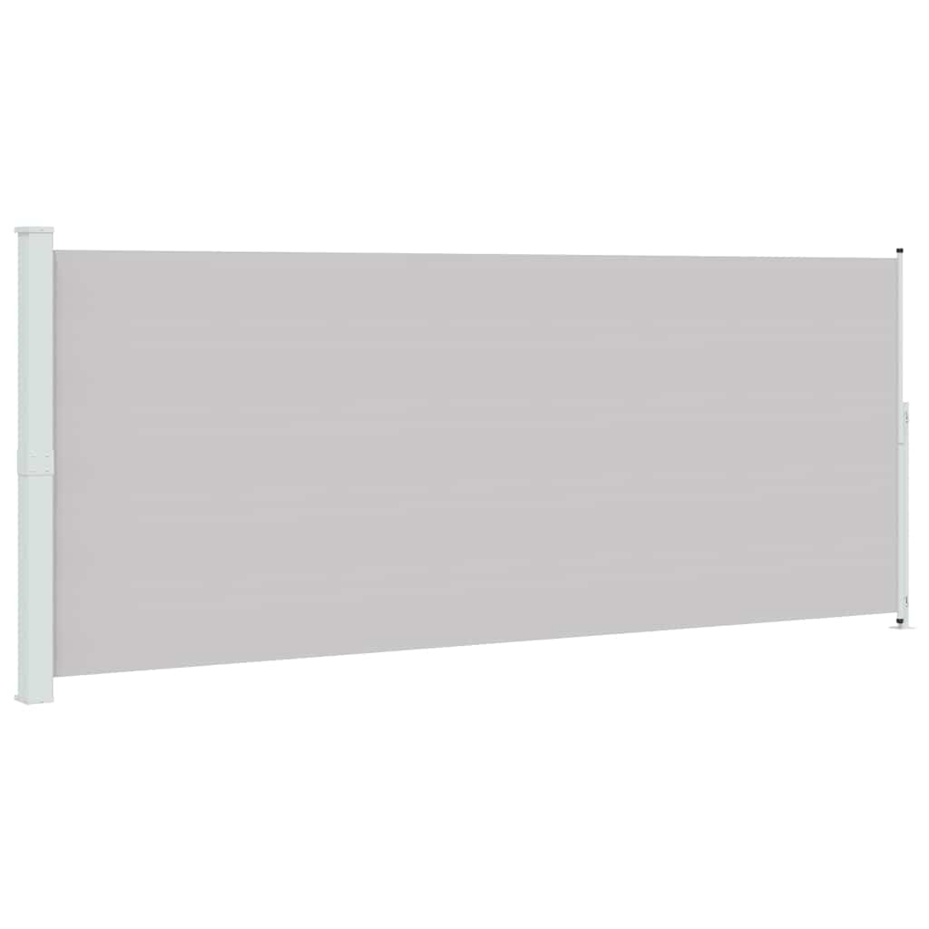 Seitenmarkise Ausziehbar 200x500 cm Grau