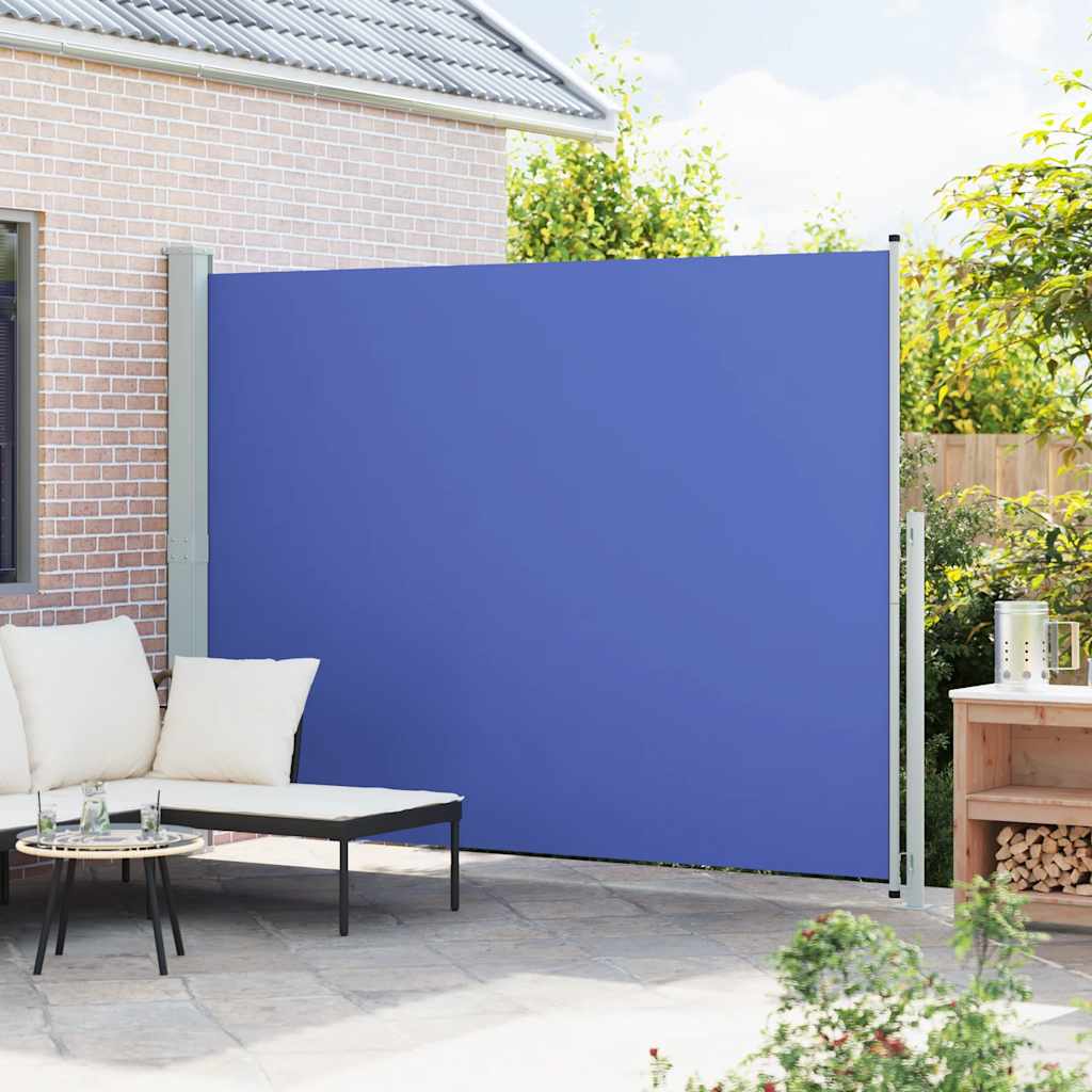 Seitenmarkise Ausziehbar 220x300 cm Blau