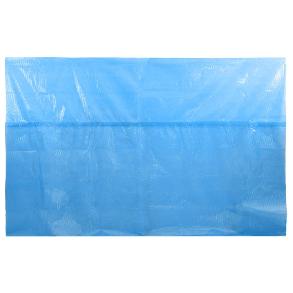 Rechteckige Poolabdeckung 800x500 cm PE Blau