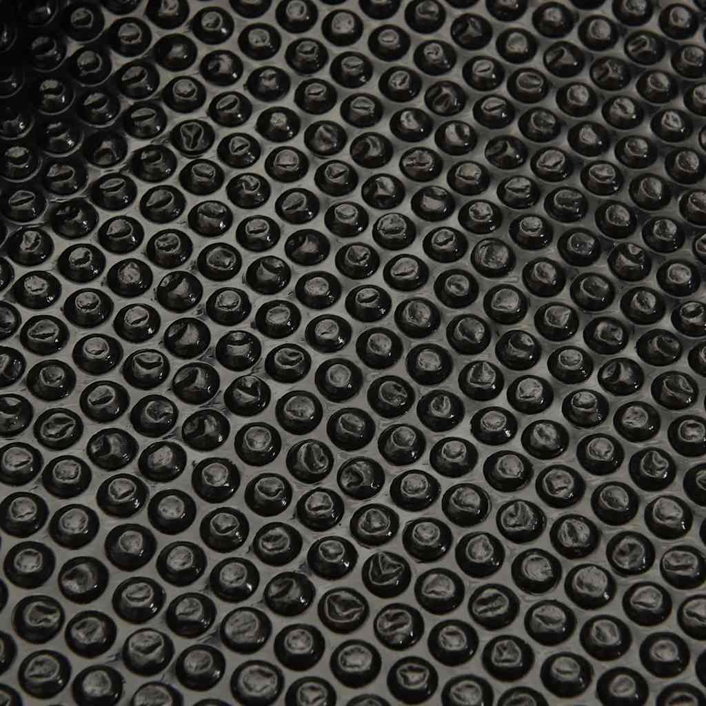Rechteckige Poolabdeckung 500x300 cm PE Schwarz
