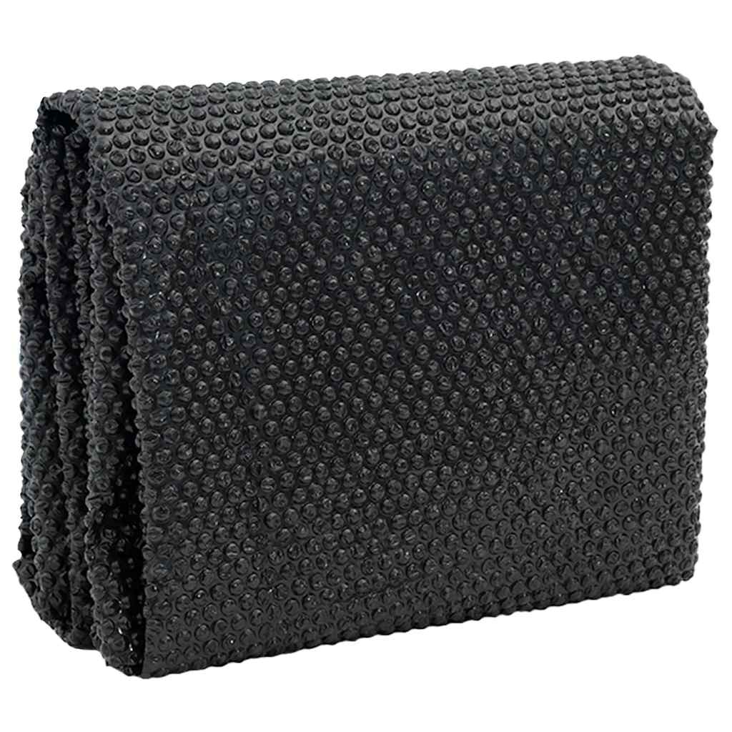 Rechteckige Poolabdeckung 600x400 cm PE Schwarz
