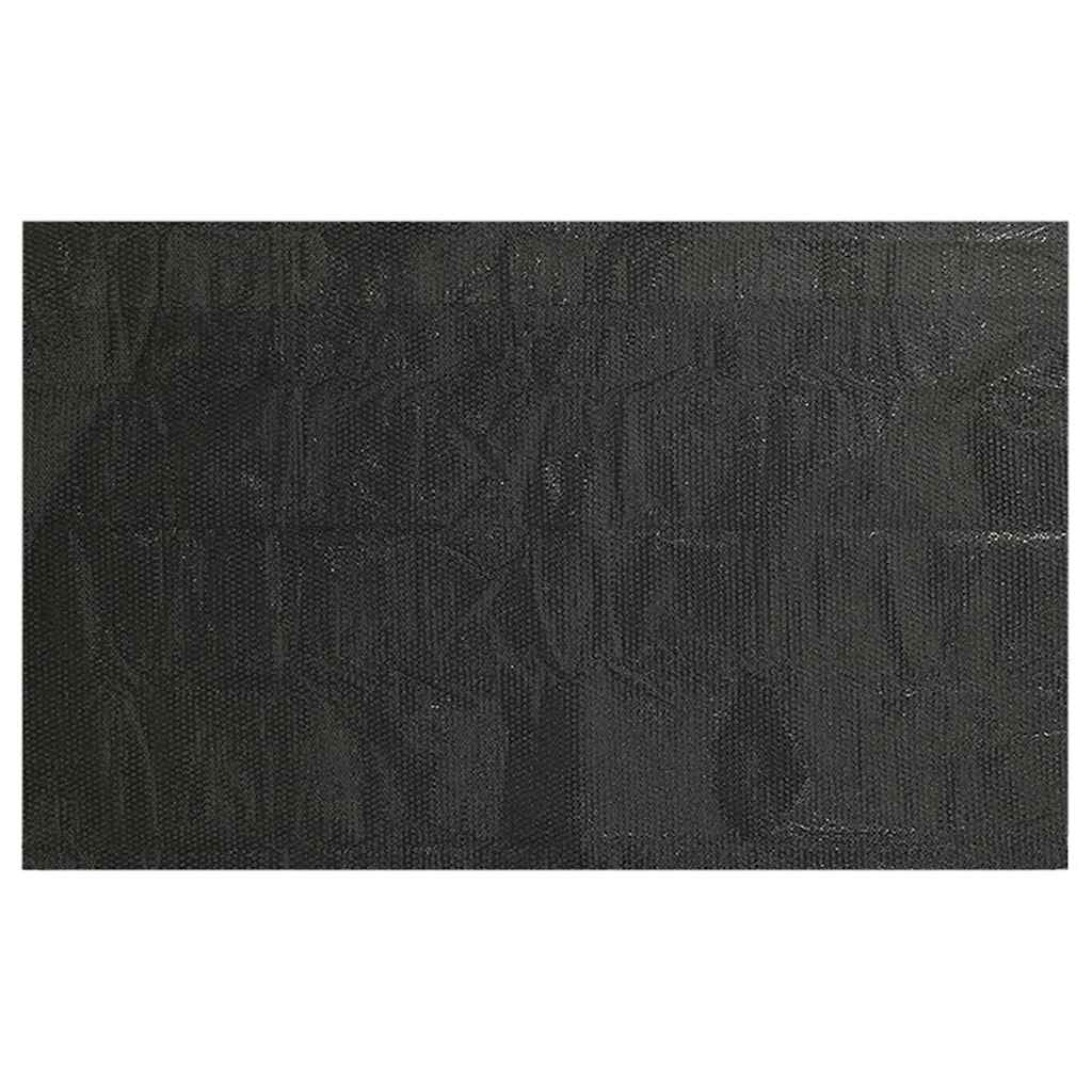 Rechteckige Poolabdeckung 600x400 cm PE Schwarz