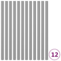 Schaumstoffhüllen für Trampolinstangen 12 Stk. 92,5 cm Grau