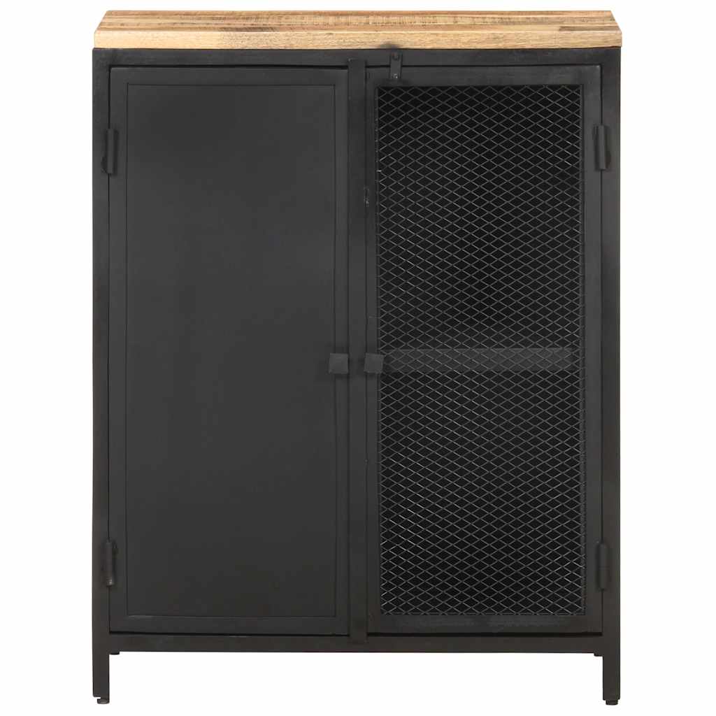 Sideboard 60x35x78 cm Raues Mango-Massivholz