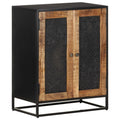 Sideboard 60x35x75 cm Raues Mangoholz