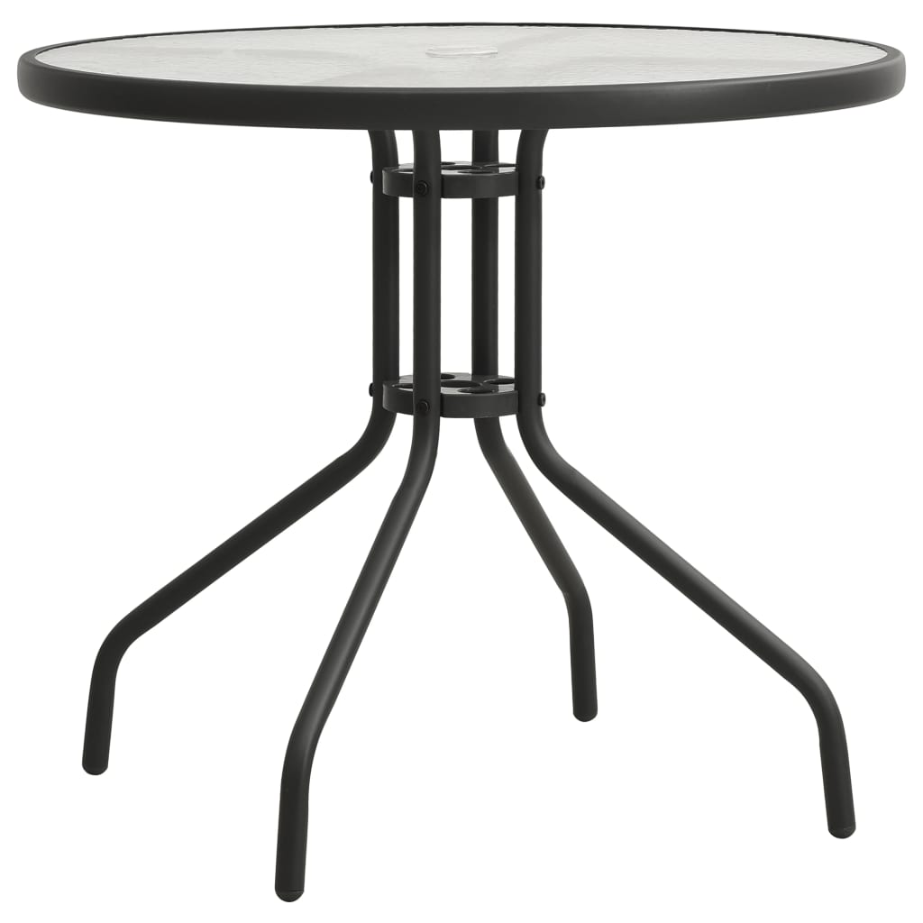 Bistrotisch Anthrazit Ø80x71 cm Stahl
