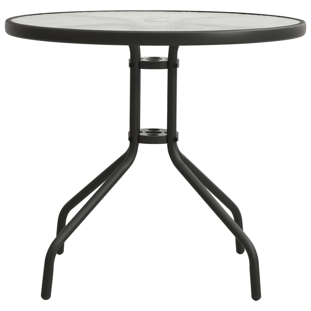 Bistrotisch Anthrazit Ø80x71 cm Stahl