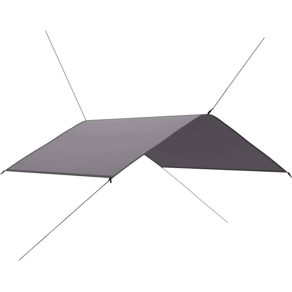 Outdoor-Tarp 4x4 m Grau