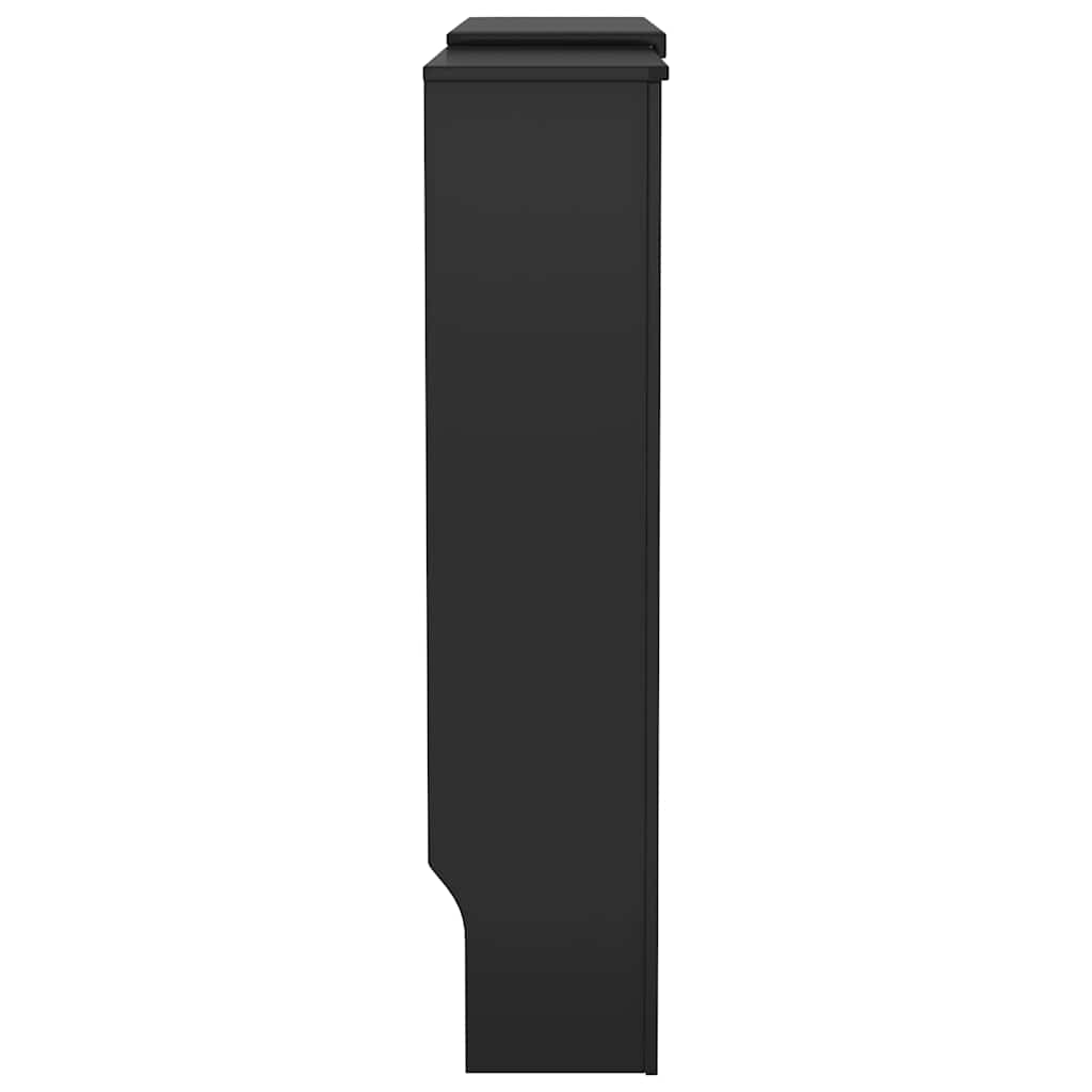 Holzwerkstoff Heizkörperverkleidung Schwarz 205 cm