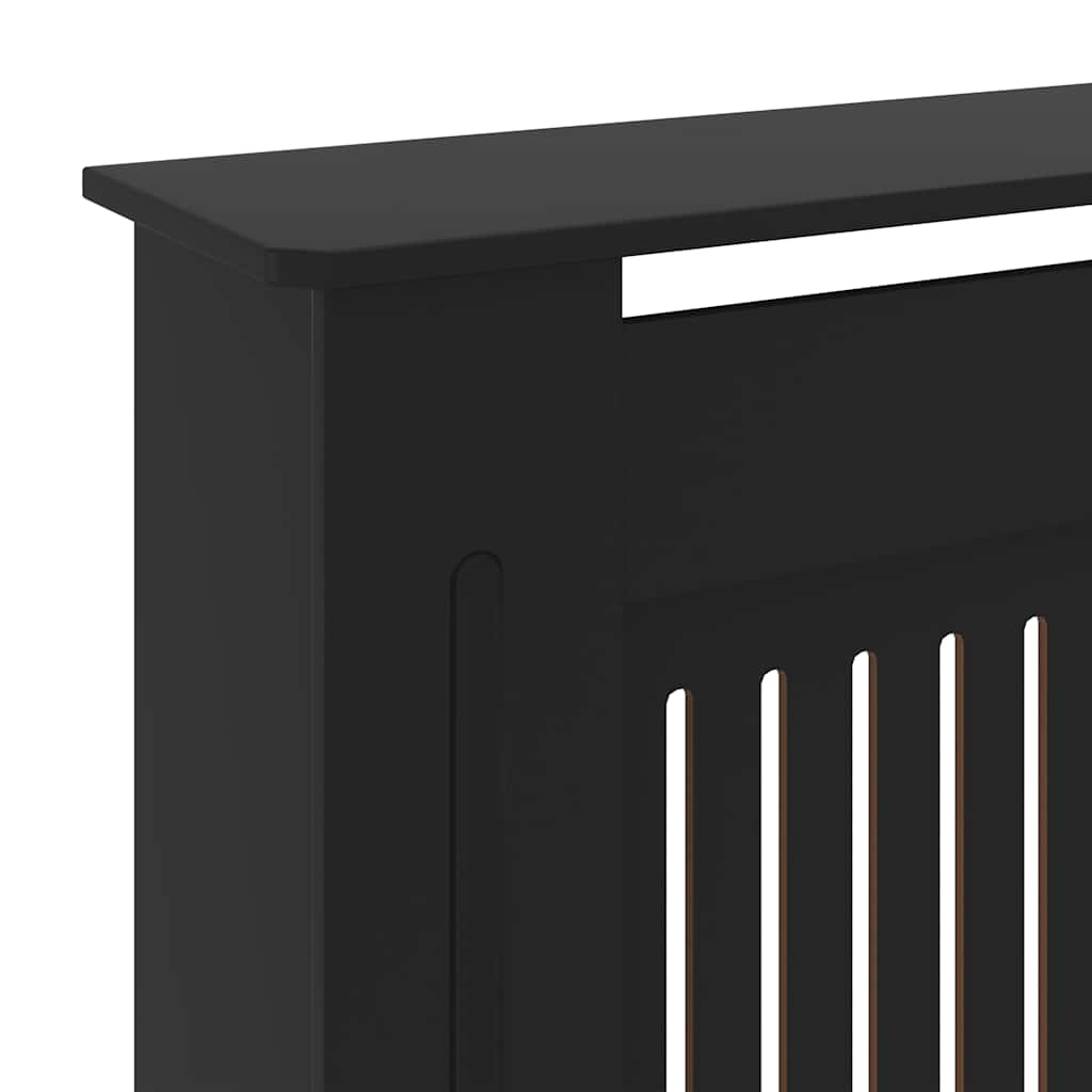 Holzwerkstoff Heizkörperverkleidung Schwarz 205 cm