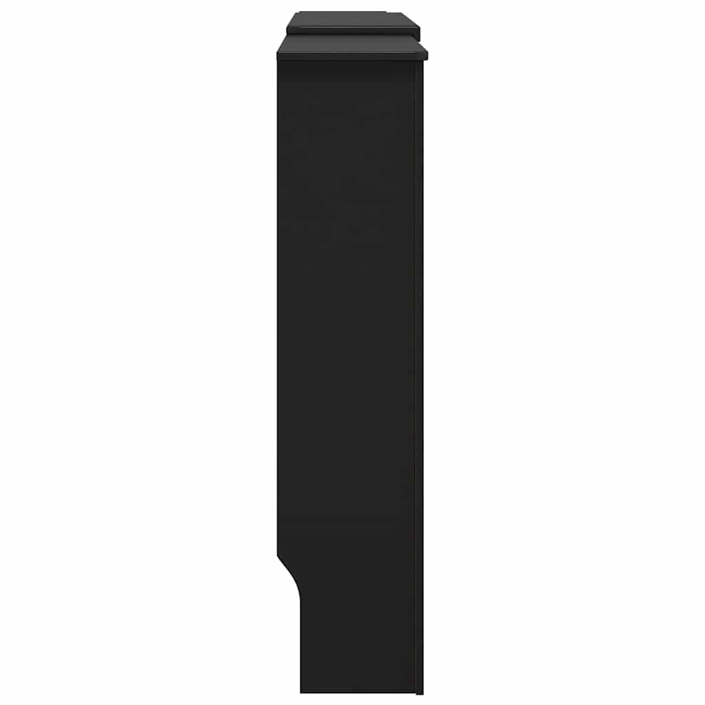 MDF Heizkörperverkleidung Schwarz 205 cm