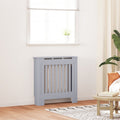 Holzwerkstoff Heizkörperverkleidung Grau 78 cm