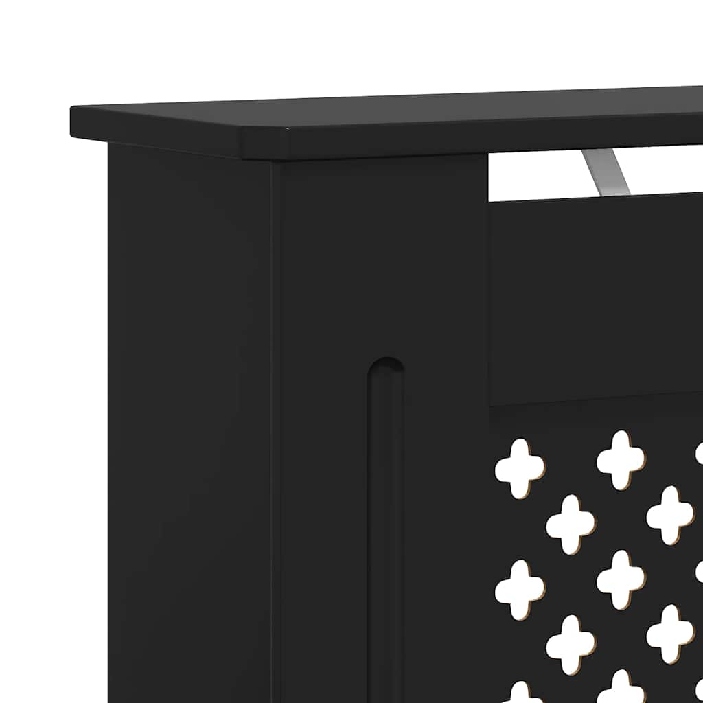 MDF Heizkörperverkleidung Schwarz 78 cm