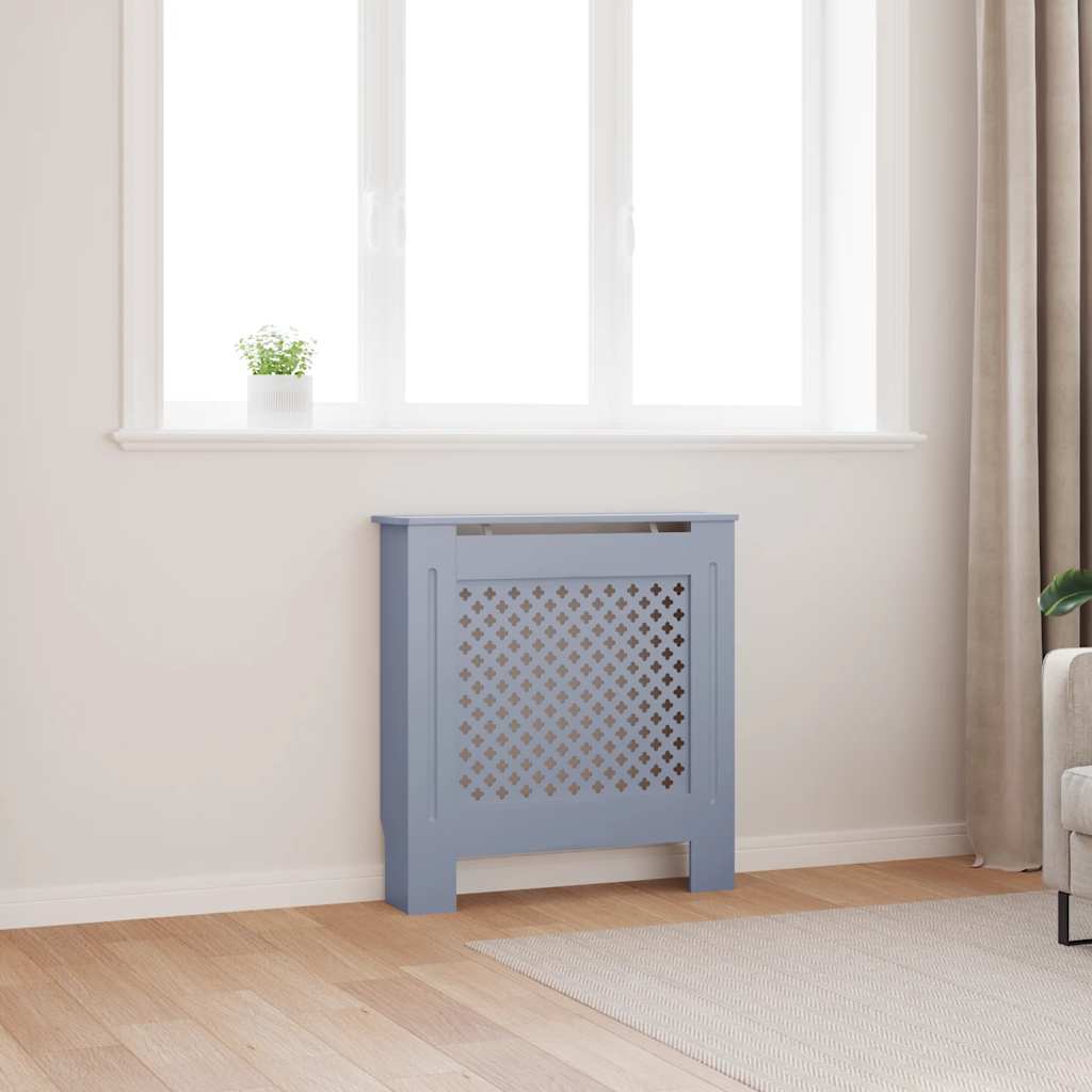 MDF Heizkörperverkleidung Grau 78 cm