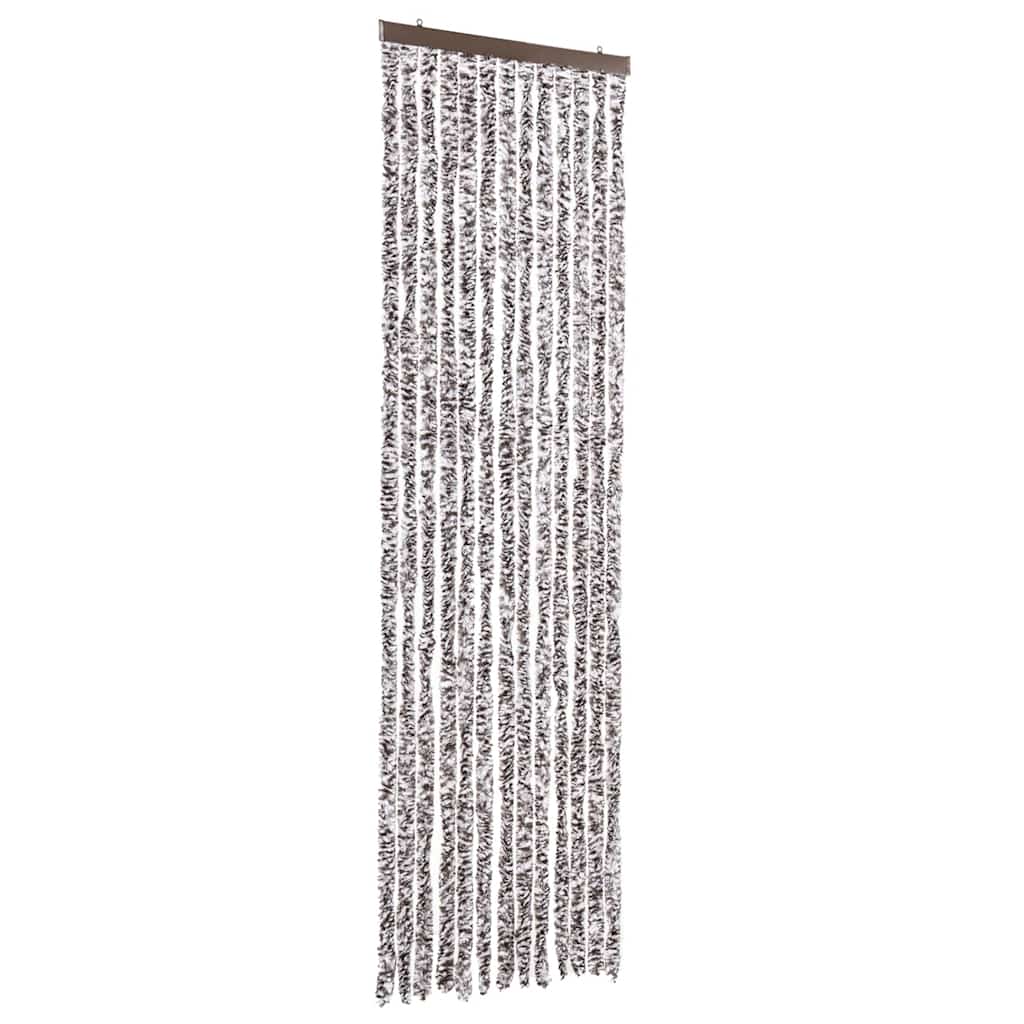 Insektenschutz-Vorhang Braun und Beige 56x200 cm Chenille