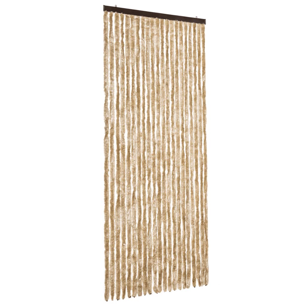 Insektenschutz-Vorhang Beige 90x200 cm Chenille