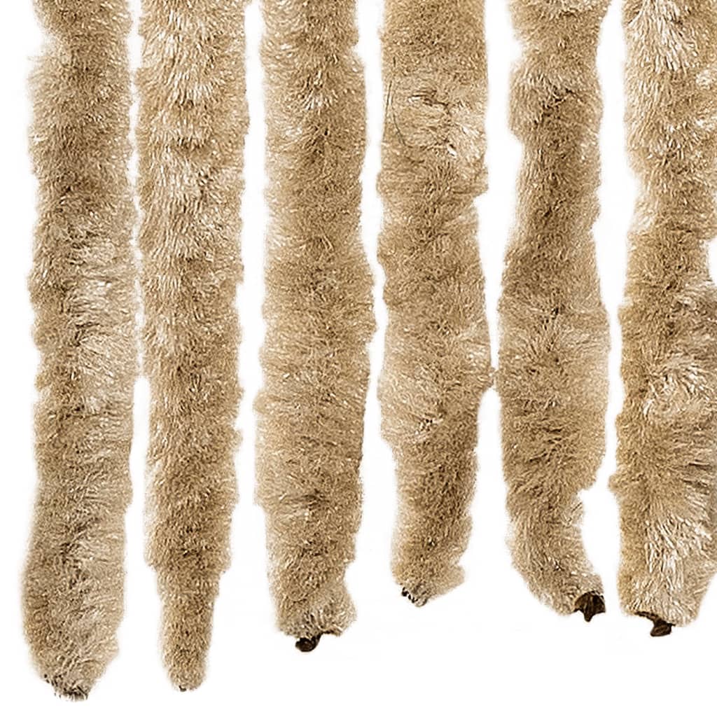 Insektenschutz-Vorhang Beige 118x220 cm Chenille