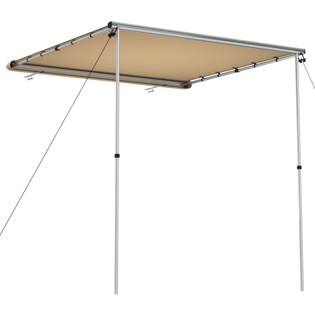 Wohnwagen-Markise 1,8x2x2,15 m Beige